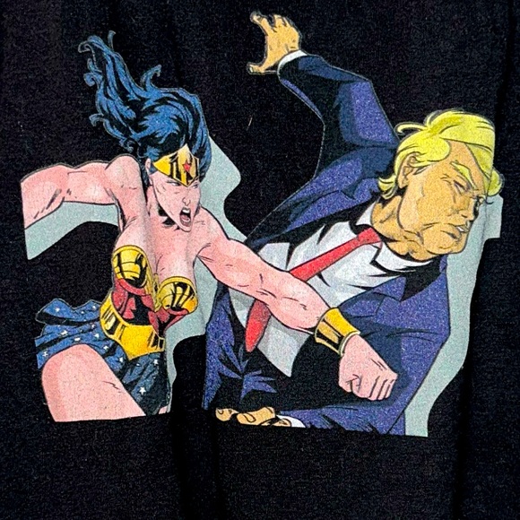 Wonder Woman vs Trump Racerback Tank - Picture 2 of 4